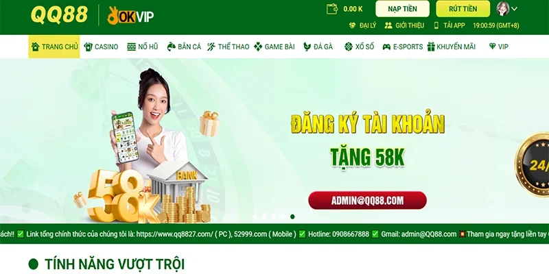 Các trò chơi phổ biến trong chơi thử qq88